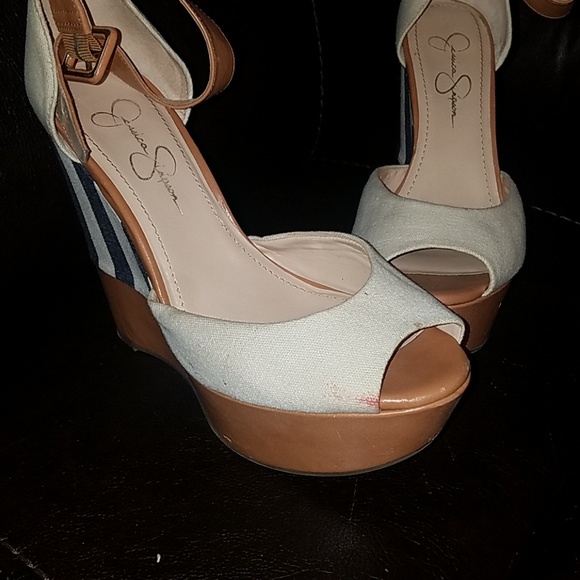 Jessica Simpson Used wedges - Picture 3 of 6